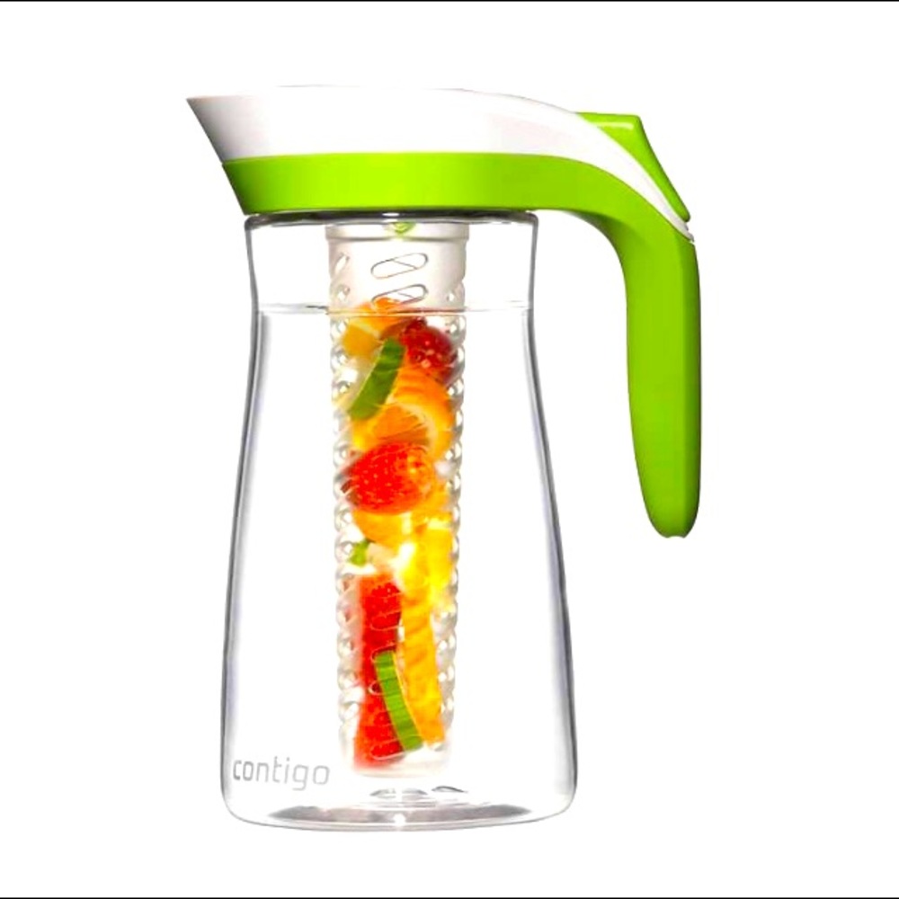 Contigo Autoseal Pitcher Set with Infuser Stick and Ice Core, 72 Ounce 3…